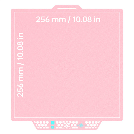 BIQU Panda Build Plate Cryo Grip - Pink Glacial Print Bed Surface