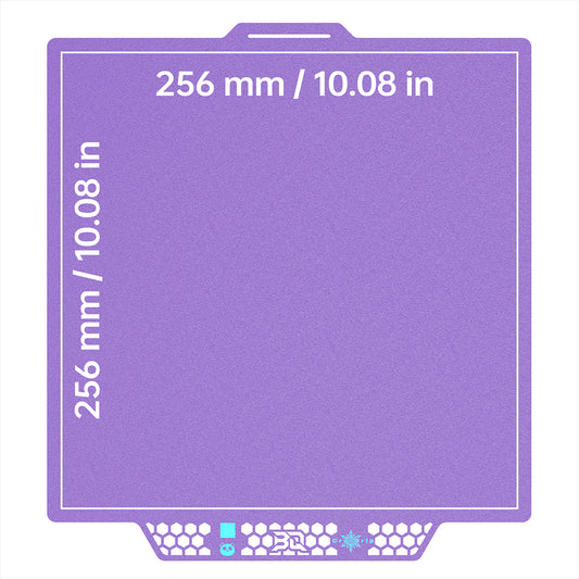 BIQU Panda Build Plate Cryo Grip - Purple Glitter Print Bed Surface