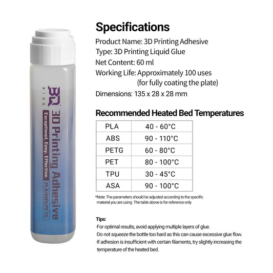 BIQU 3D Printing Adhesive Bottle for 3D Printers