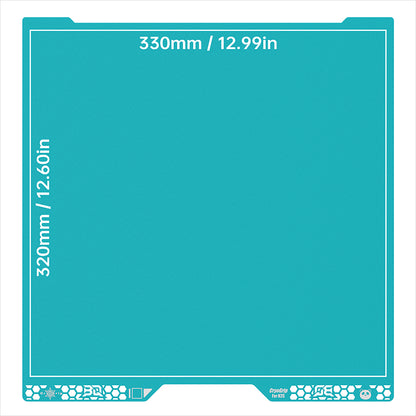 BIQU Glacier Cryo Grip Pro Frostbite Build Plate for 3D Printer