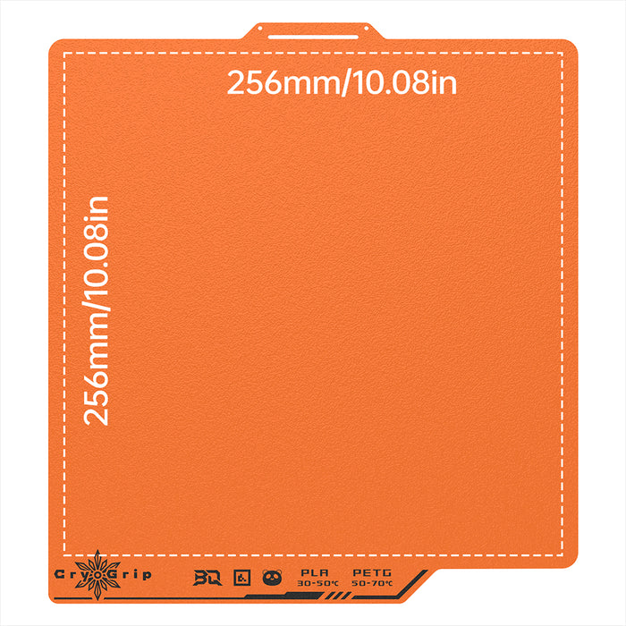 BIQU Panda BuildPlate CryoGrip Pro - Frostbite Orange