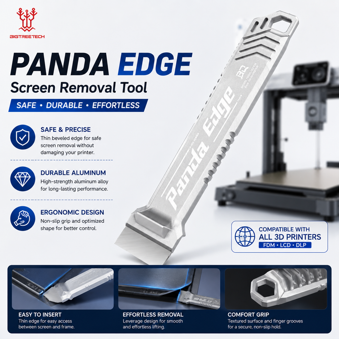 BIQU Panda Edge Magnetic Scraper - CNC Aluminium