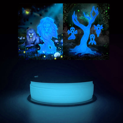 PLA Luminous - Blue Filament 1.75mm - FilamentHub