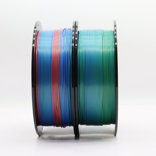 PLA Tri - Red / Green / Blue Filament 1.75mm - FilamentHub