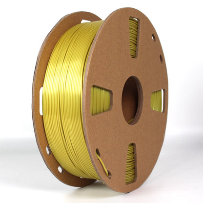 PLA Silk - Cyan Gold Filament 1.75mm - FilamentHub