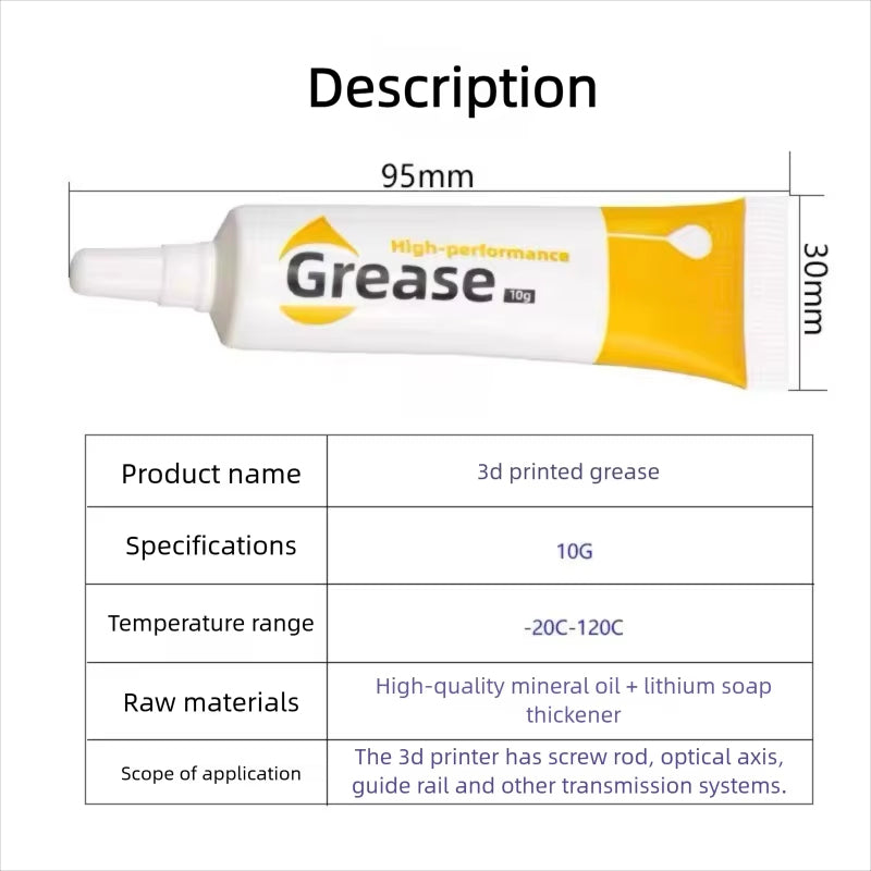 3D Printer Grease - Lead Screw & Z-Axis 20g