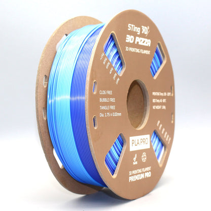 PLA Silk Gradient - Ice Blue Filament 1.75mm - FilamentHub