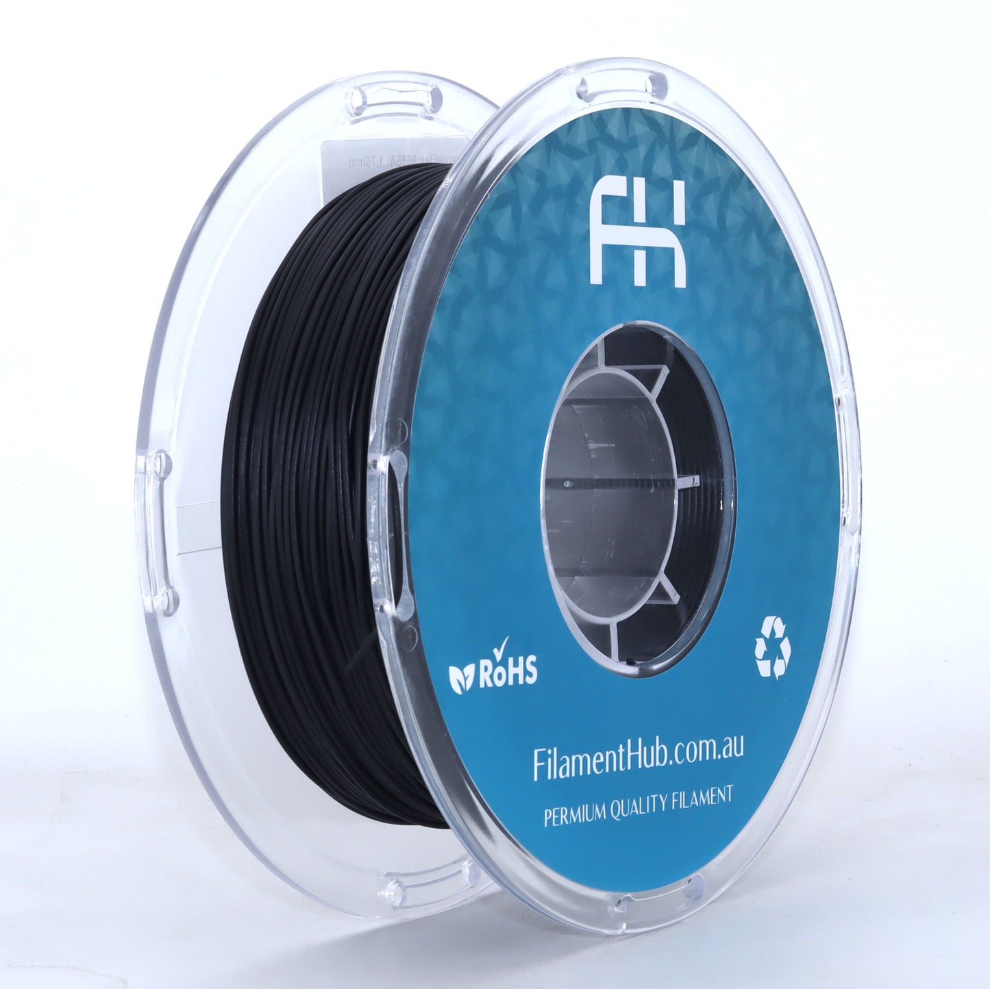 FilamentHub InsoleFlex 9585A Black 1.75mm 3D Printer Filament Spool Australia