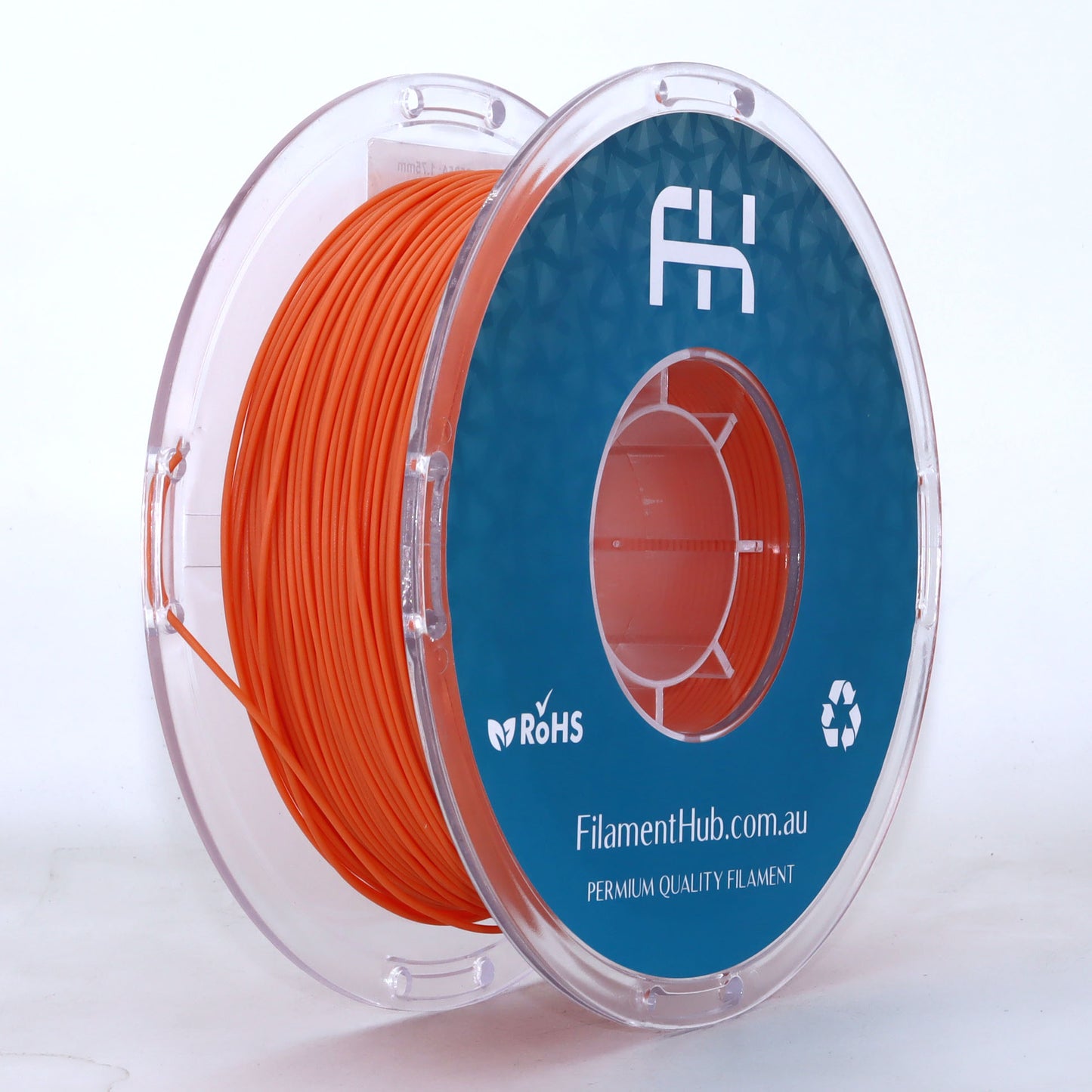 FilamentHub InsoleFlex 9585A Orange 1.75mm 3D Printer Filament Spool Australia