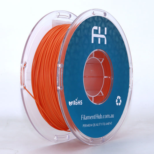 FilamentHub InsoleFlex 9585A Orange 1.75mm 3D Printer Filament Spool Australia