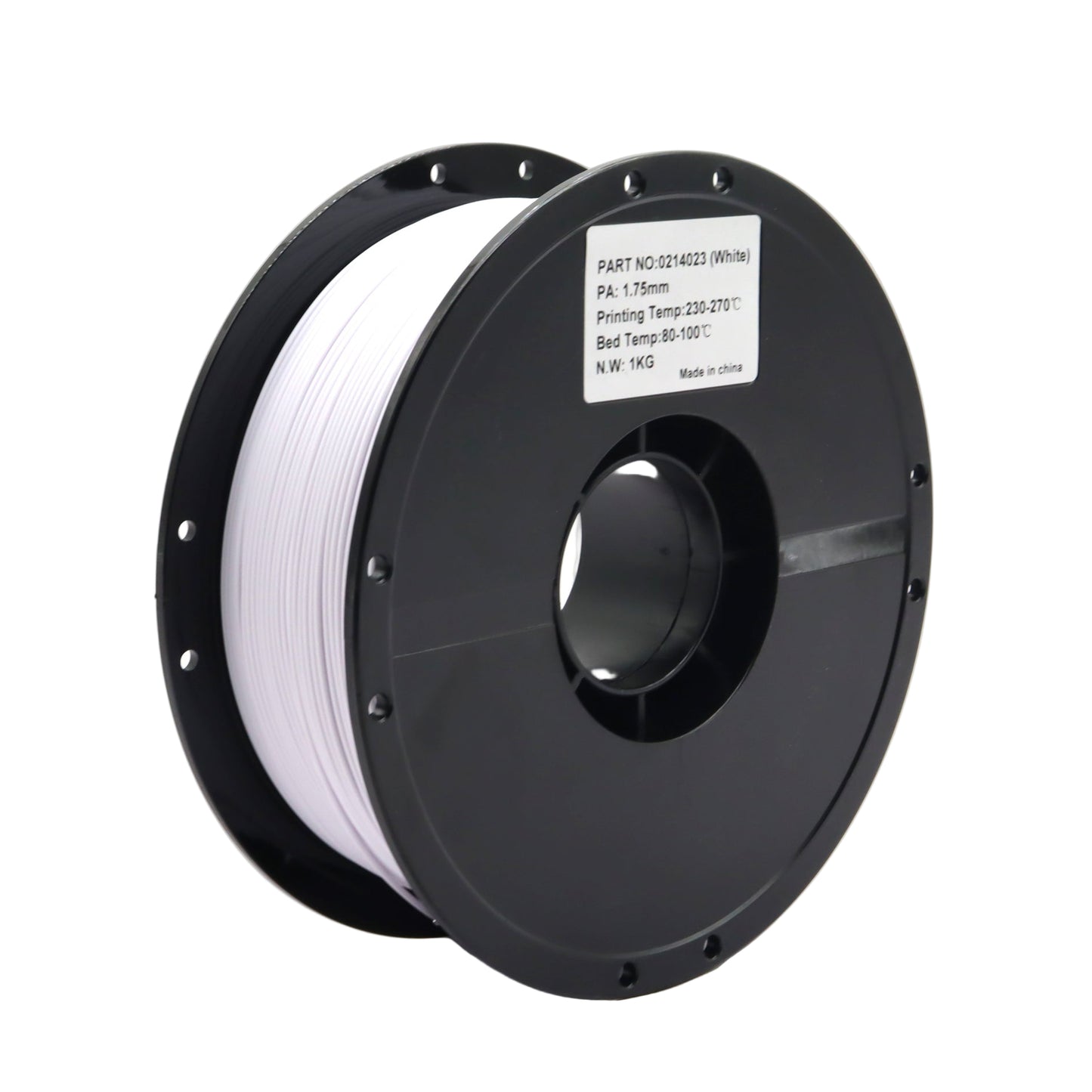 PA - White Filament 1.75mm - FilamentHub