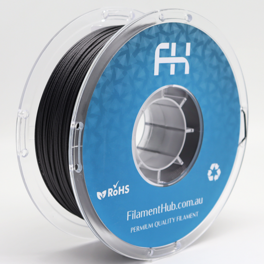 FilamentHub PET Carbon Fiber 1.75mm 3D Printer Filament Spool Australia