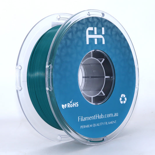 FilamentHub PETG Dual Black / Green 1.75mm 3D Printer Filament Spool Australia