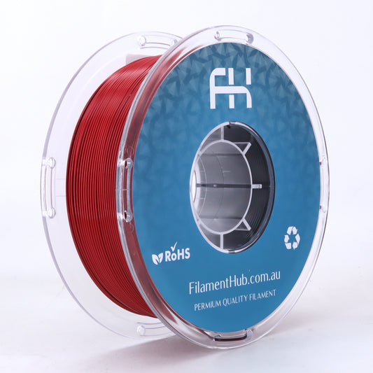 FilamentHub PETG Dual Black / Red 1.75mm 3D Printer Filament Spool Australia