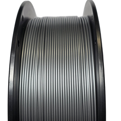 PETG Silver 1.75mm 3D Printer Filament Close up – FilamentHub