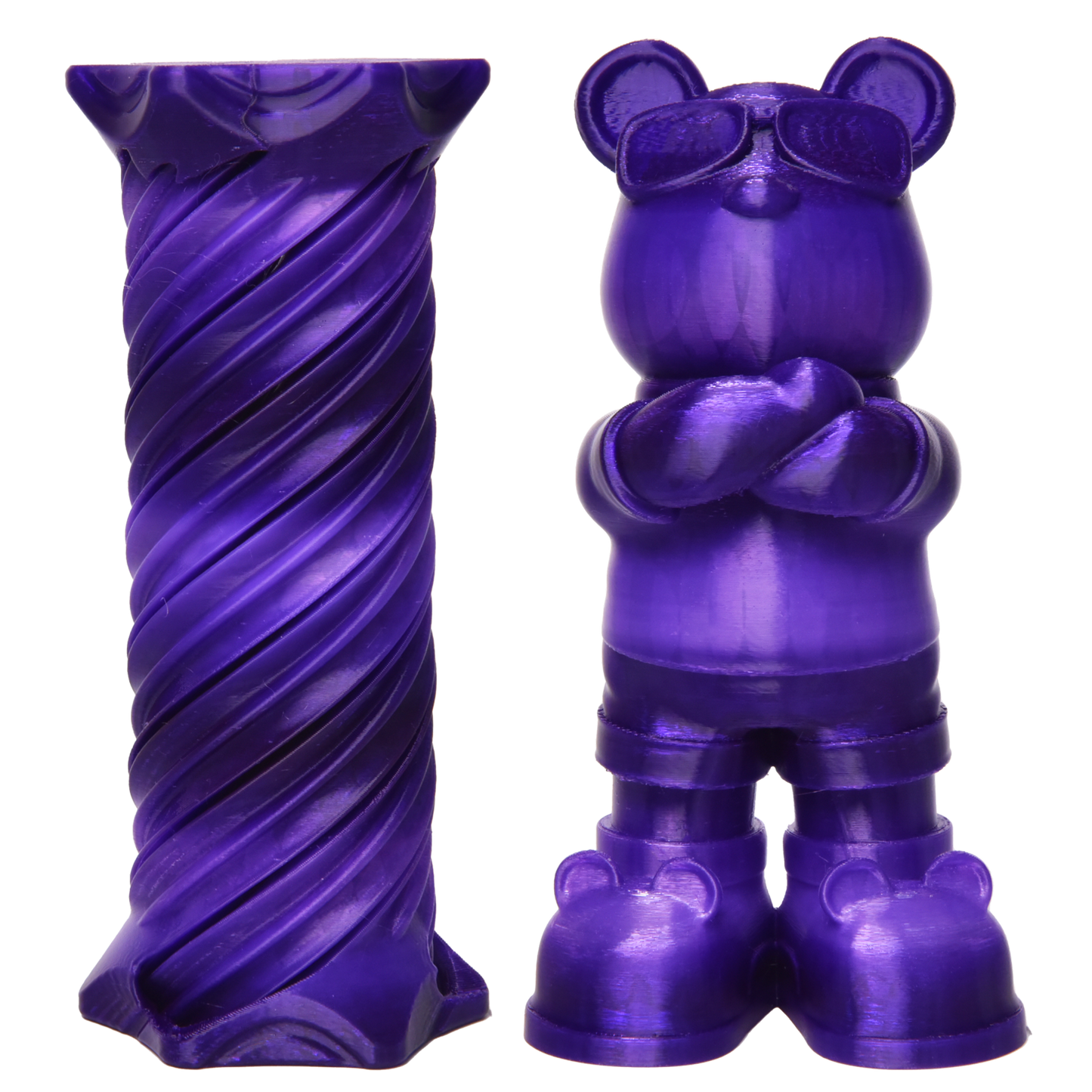 FilamentHub PETG Rainbow Black-Purple 1.75mm 3D Printer Filament Example Model Australia