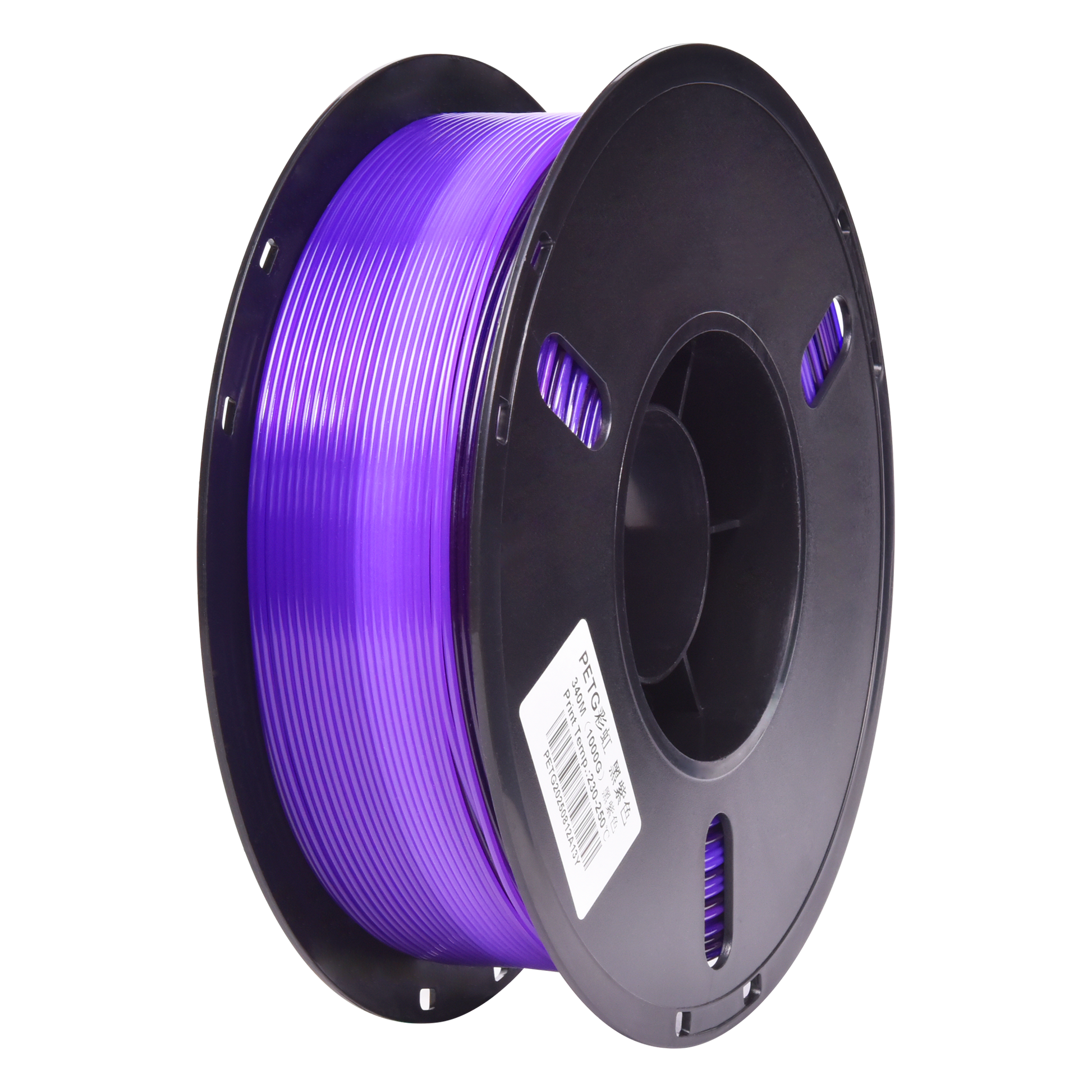 FilamentHub PETG Rainbow Black-Purple 1.75mm 3D Printer Filament Spool Australia
