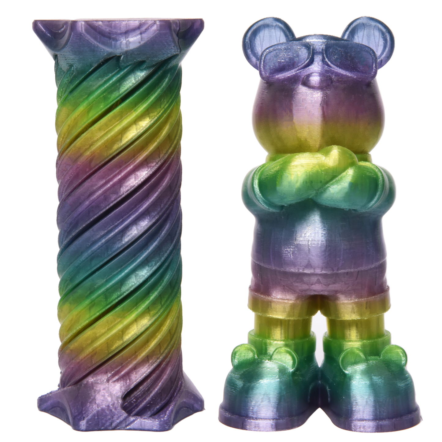 FilamentHub PETG Rainbow Dreamland 1.75mm 3D Printer Filament Example Model Australia