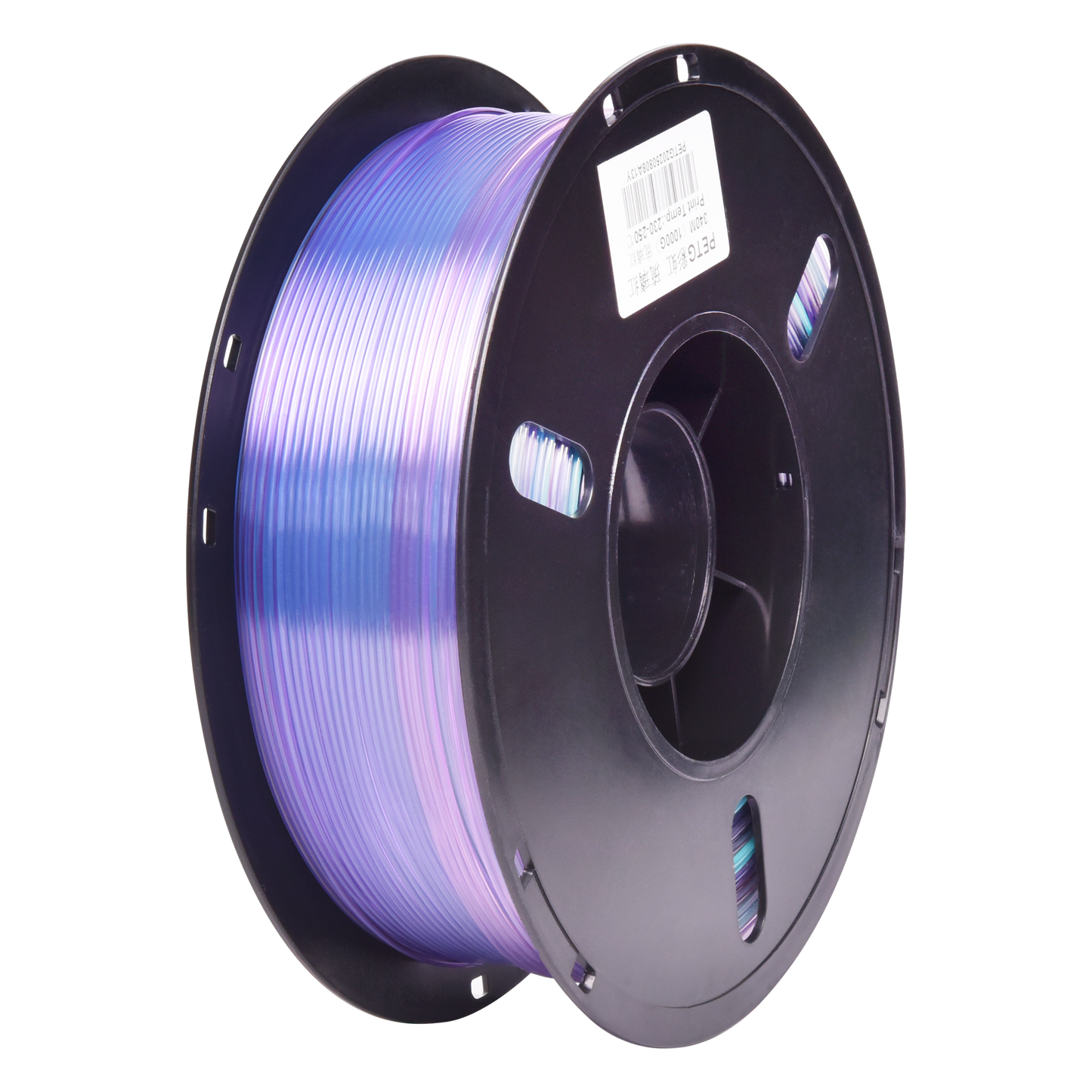 FilamentHub PETG Rainbow Glass Red 1.75mm 3D Printer Filament Spool Australia