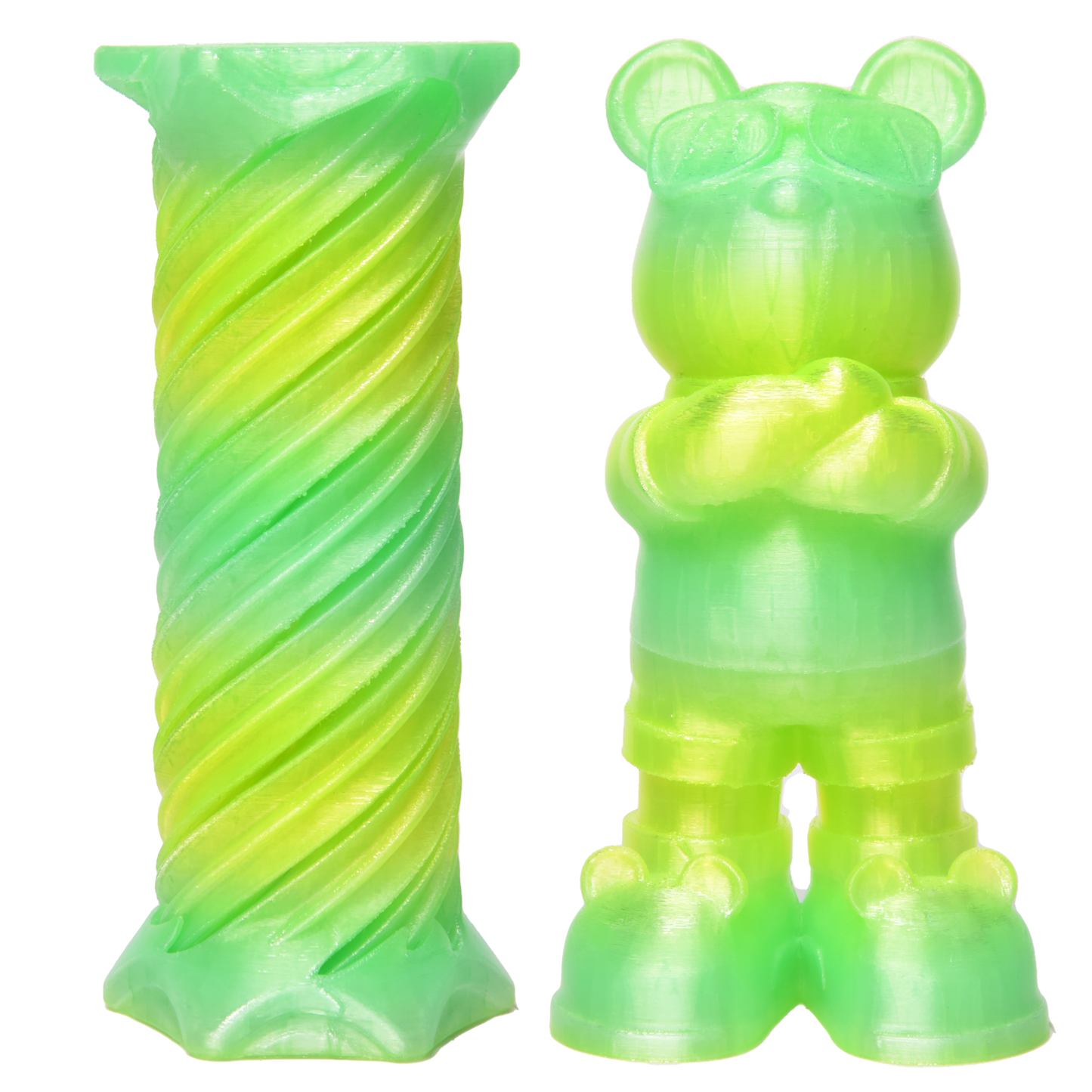 FilamentHub PETG Rainbow Lime 1.75mm 3D Printer Filament Example Model Australia