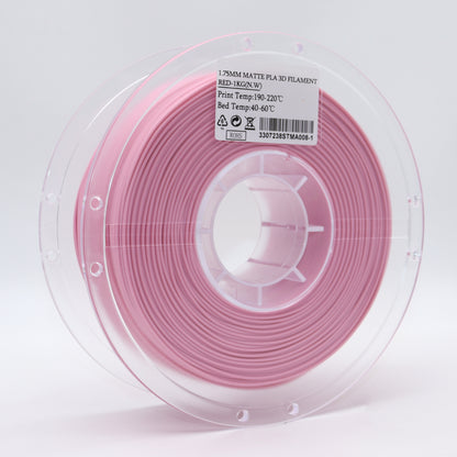 PLA Matte - Pastel Pink Filament 1.75mm - FilamentHub