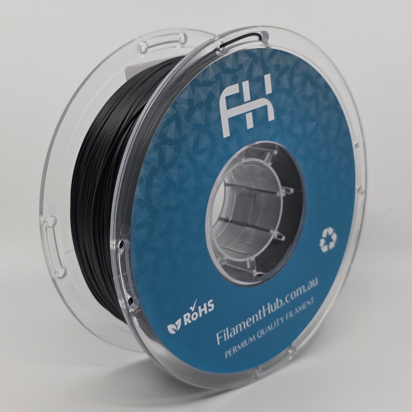 PLA Aero - Black 1.75mm 3D Printer Filament Spool by FilamentHub.com.au