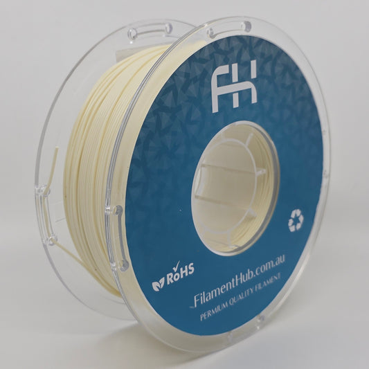 PLA Aero - White 1.75mm 3D Printer Filament Spool by FilamentHub.com.au