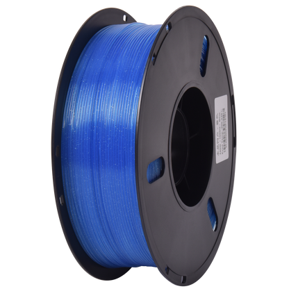 FilamentHub PLA Crystal Blue 1.75mm 3D Printer Filament Spool Australia
