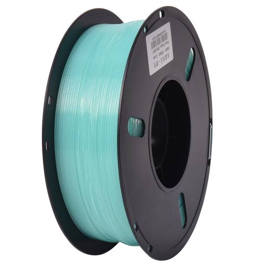 FilamentHub PLA Crystal Cyan 1.75mm 3D Printer Filament Spool Australia