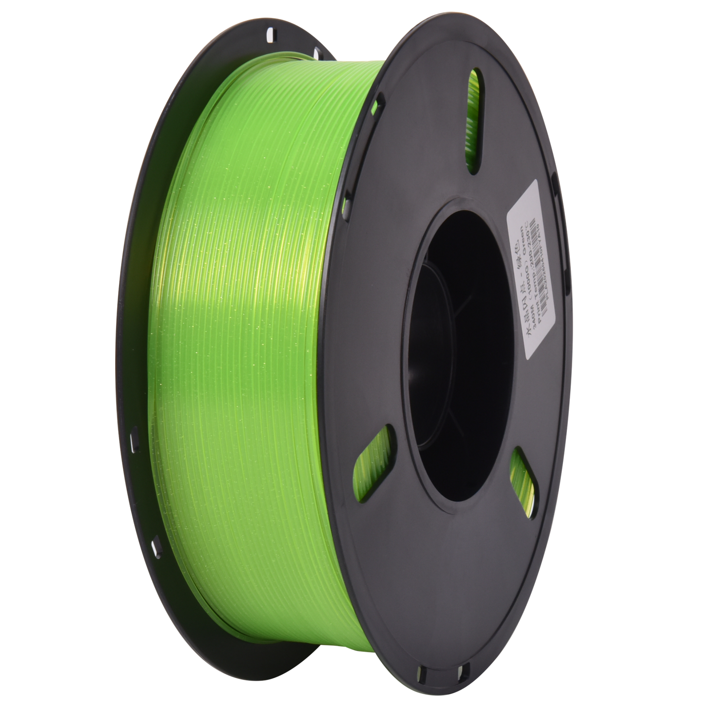FilamentHub PLA Crystal Green 1.75mm 3D Printer Filament Spool Australia