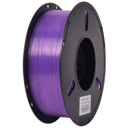 FilamentHub PLA Crystal Purple 1.75mm 3D Printer Filament Spool Australia
