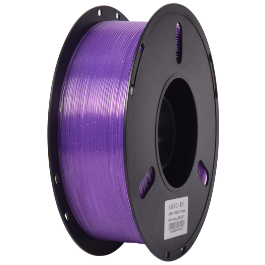 FilamentHub PLA Crystal Purple 1.75mm 3D Printer Filament Spool Australia