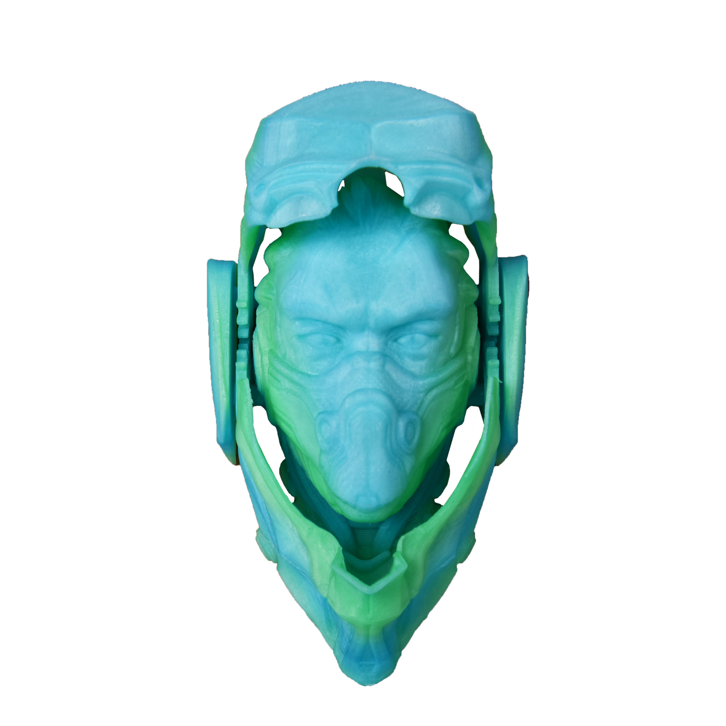 FilamentHub PLA Crystal Rainbow Blue-Green 1.75mm 3D Printer Filament Example Model Australia