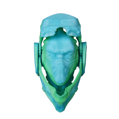 FilamentHub PLA Crystal Rainbow Blue-Green 1.75mm 3D Printer Filament Example Model Australia