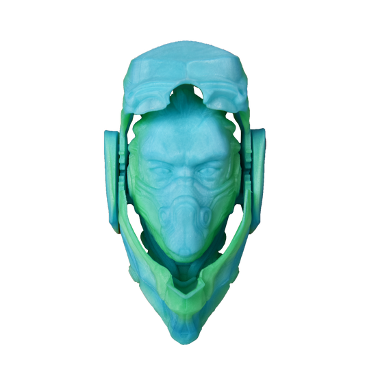 FilamentHub PLA Crystal Rainbow Blue-Green 1.75mm 3D Printer Filament Example Model Australia