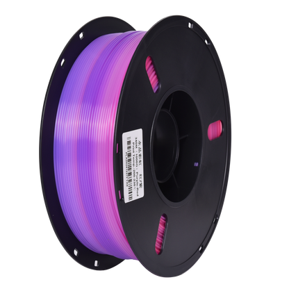 FilamentHub PLA Crystal Rainbow Red-Purple 1.75mm 3D Printer Filament Spool Australia