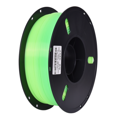 FilamentHub PLA Crystal Rainbow Yellow-Green 1.75mm 3D Printer Filament Spool Australia