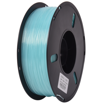 FilamentHub PLA Crystal Sky Blue 1.75mm 3D Printer Filament Spool Australia