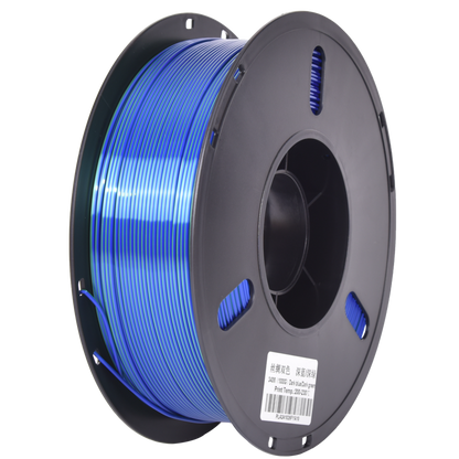 PLA Dual Silk - Dark Blue / Dark Green 1.75mm 3D Printer Filament Spool