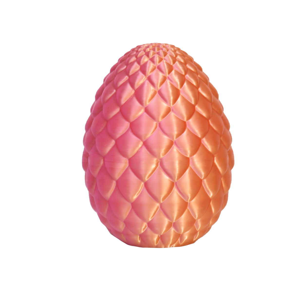 PLA Dual Silk - Golden Pink 3D Printer Filament Sample Egg