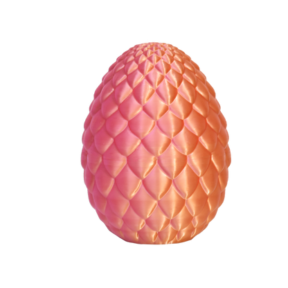 PLA Dual Silk - Golden Pink 3D Printer Filament Sample Egg
