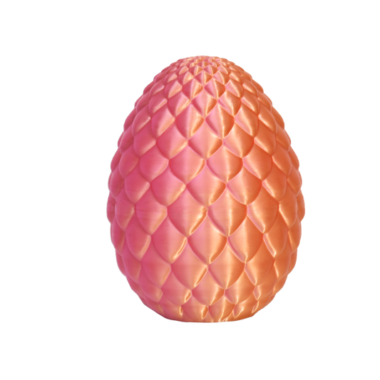 PLA Dual Silk - Golden Pink 3D Printer Filament Sample Egg