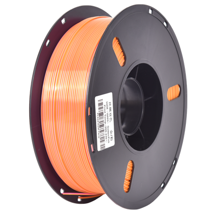 PLA Dual Silk - Golden Pink filament spool for 3D printing