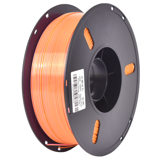 PLA Dual Silk - Golden Pink filament spool for 3D printing