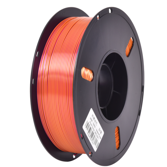 PLA Dual Silk - Golden/Purple 1.75mm 3D Printer Filament Spool