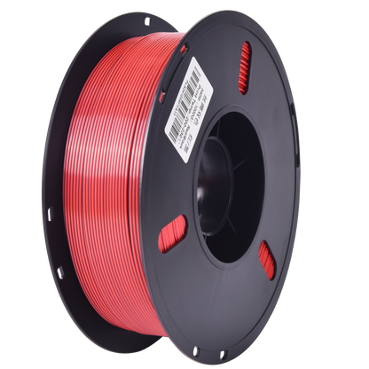PLA Dual Silk - Red/Black 1.75mm 3D Printer Filament Spool