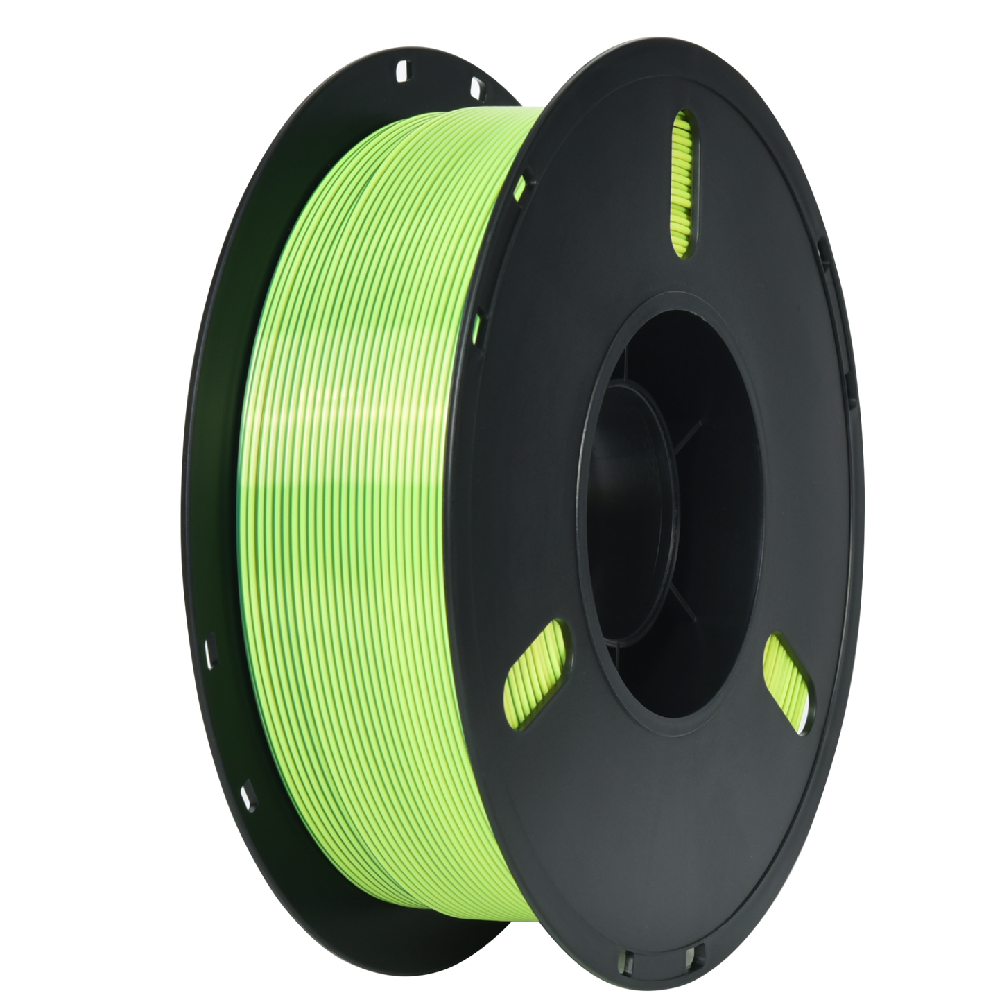 PLA Dual Silk - Yellow/Green 1.75mm 3D Printer Filament Spool