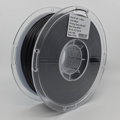 PLA HT GF Black 1.75mm 3D Printer Filament Spool
