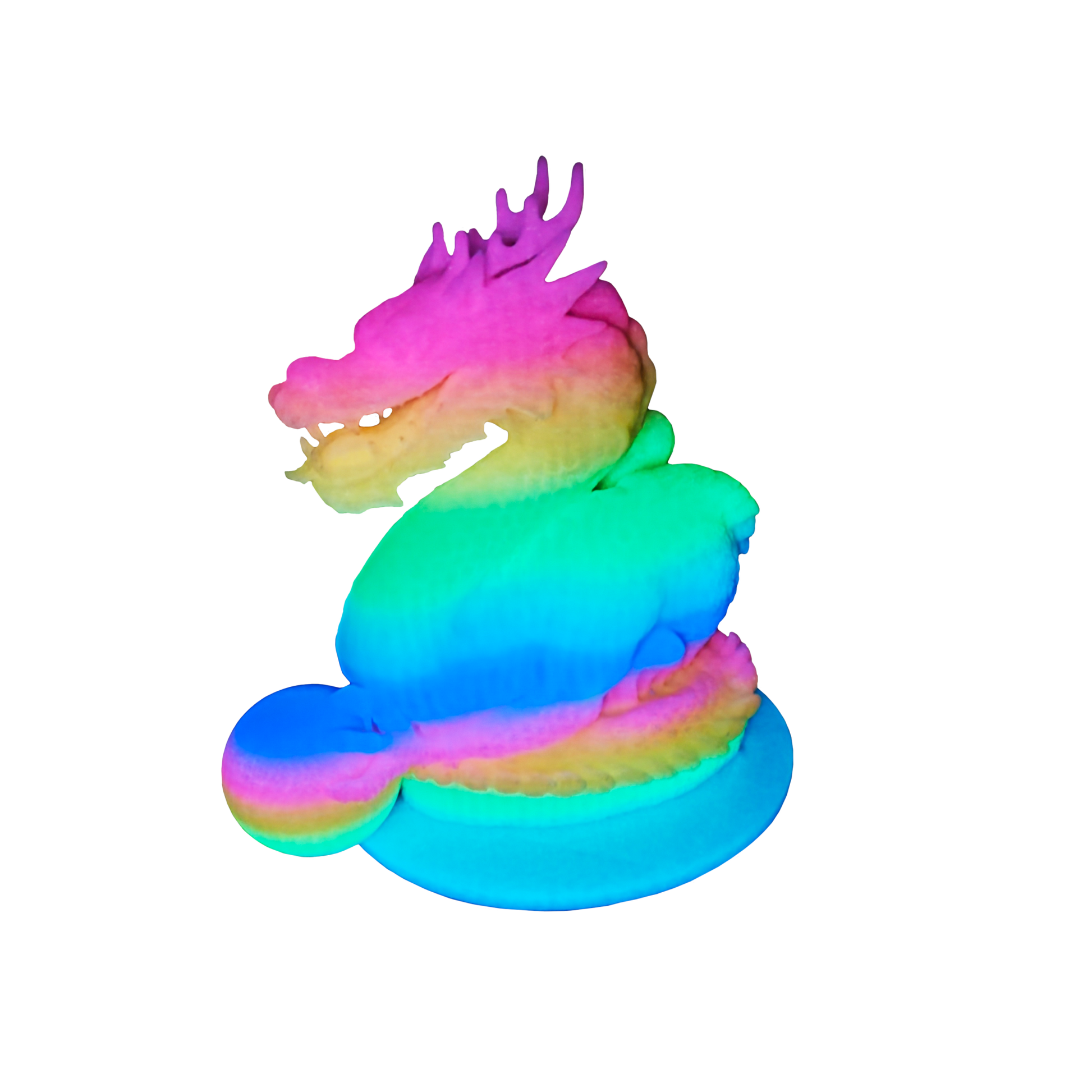 FilamentHub PLA Luminous Rainbow 02 1.75mm 3D Printer Filament Example Model Australia