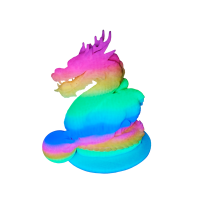 FilamentHub PLA Luminous Rainbow 02 1.75mm 3D Printer Filament Example Model Australia